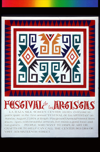 Festival de los Artistas, Announcement Poster for