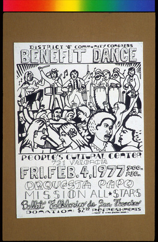 Benefit Dance, Announcement Poster for