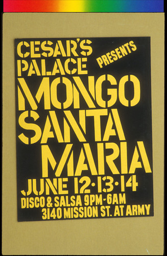 Mango Santa Maria, Announcement Poster for