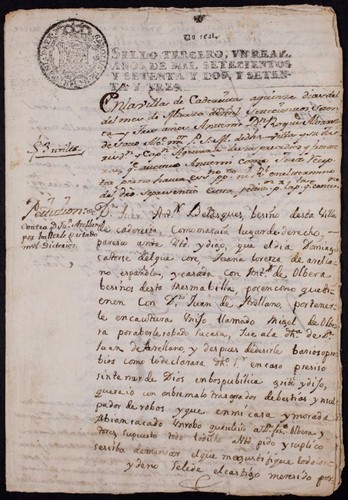 Municipal account book for the town of Purisima Concepcion de Landa