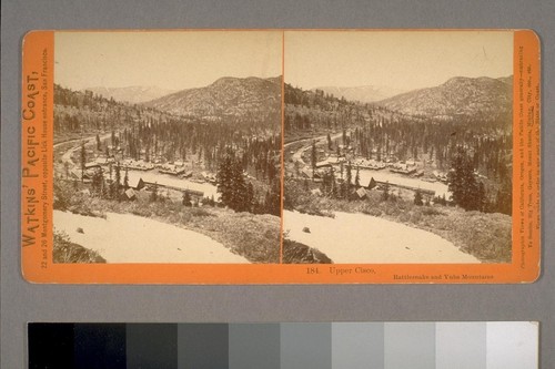 Upper Cisco, Rattlesnake and Yuba Mountains. Watkins' Pacific Coast