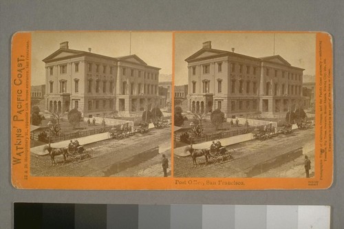 Post Office, San Francisco [California]. Watkins' Pacific Coast