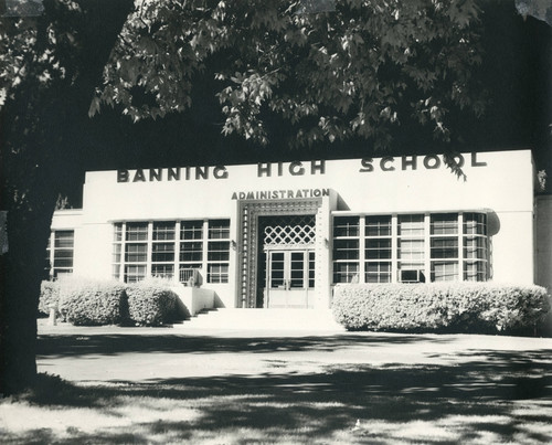 Banning High School Administration building
