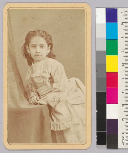 [Unidentified girl, circa 1870.]