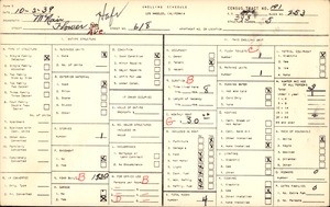 WPA household census for 618 FLOWER AVE, Los Angeles County