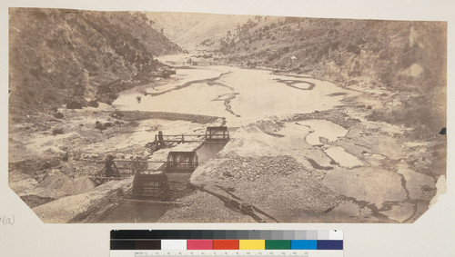 [Poverty Bar, looking toward Spanish Bar, Middle Fork, American River]