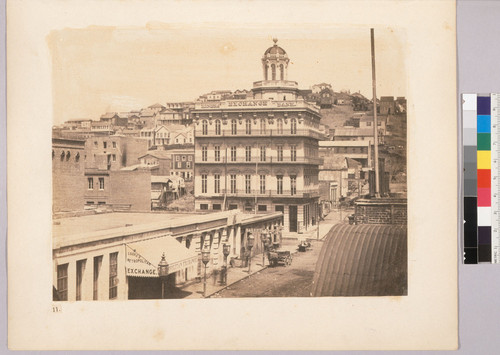 View of the west side of Montgomery street, from Washington to Pacific