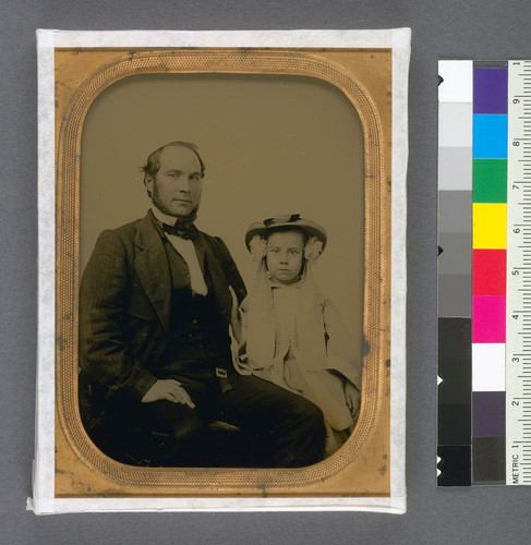 [Unidentified man and his daughter.]