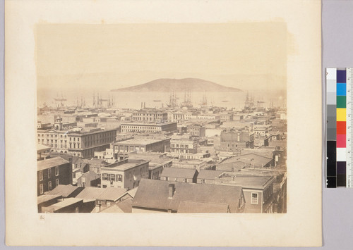 View of the City from Stockton street, containing the portions between Washington and Sacramento streets