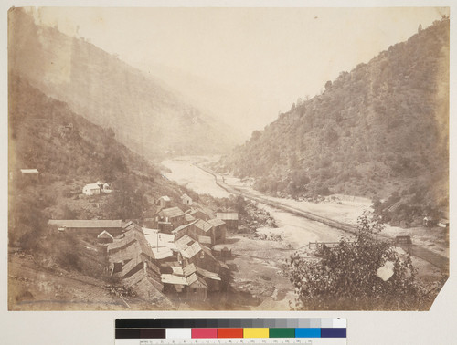 [Maine Bar, Middle Fork, American River from the east] [copy 2]