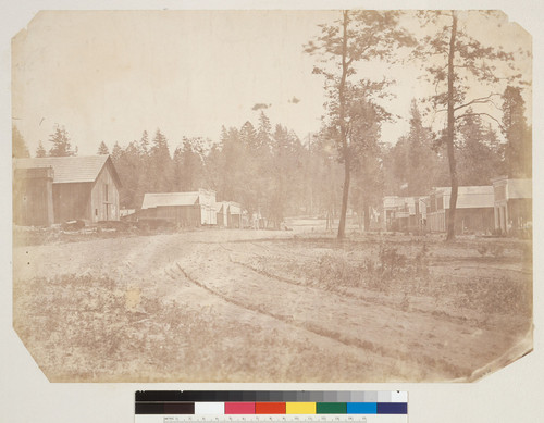 [Forest Hill, Placer Co. View West, up Main Street]