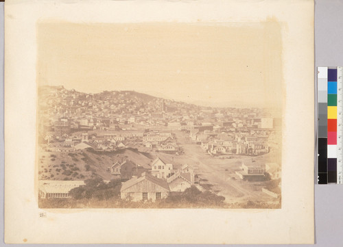 View over the City from Harrison street