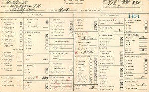 WPA household census for 919 GULF AVE, Los Angeles County
