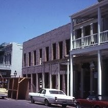 Old Sacramento. View of the Carpenter Building. It is a reconstruction on the east side of 2nd Street