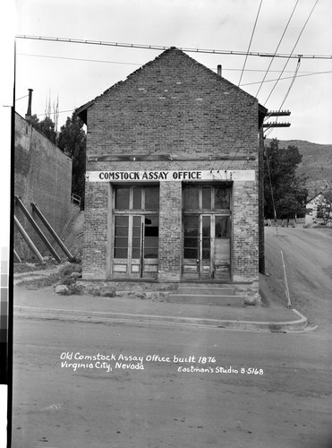 Old Comstock Assay Office Built 1876 Virginia City, Nevada