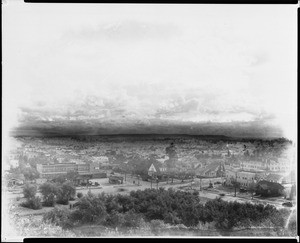 View of Hollywood from Olive Hill looking southwest, February 2, 1929
