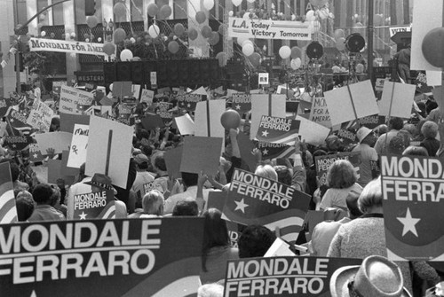 Rally for Mondale