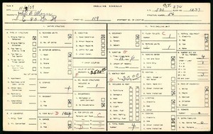WPA household census for 119 East 80th Street, Los Angeles County