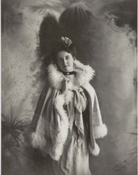 Portrait of Althea Hall taken in Petaluma, California, about 1906