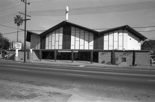Greater Bethany Community Church exterior view, Los Angeles, 1989