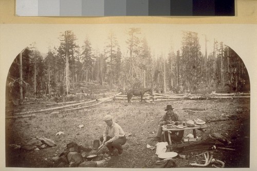 Buck horn Camp--breakfast. 1881
