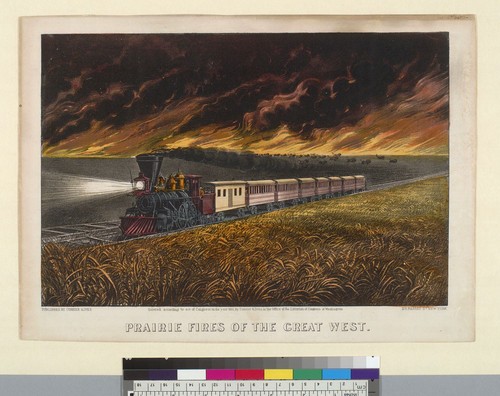 Prairie fires of the Great West