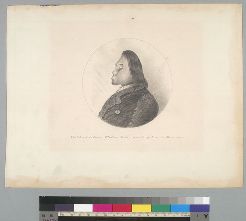 Flathead Indian, Klalam Tribe, Straits of Juan de Fuca, 1856