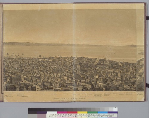 San Francisco, [California] 1862: from Russian Hill, sec[tio]n 4 looking east & south