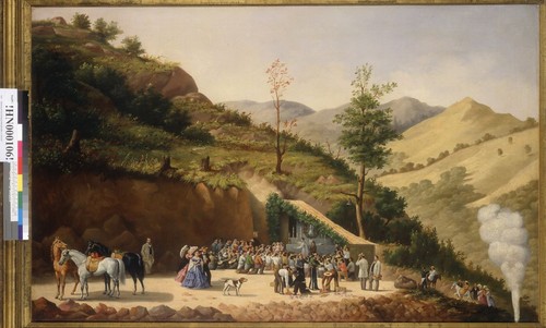 [Blessing of the Enrequita Mine, dedicated 1859, New Almaden, California]