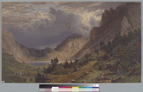 [Storm in the Rocky Mountains, Mount Rosalie, Colorado, 1866]