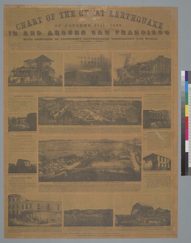 Chart of the great earthquake of October 21st, 1868, in and around San Francisco [California]