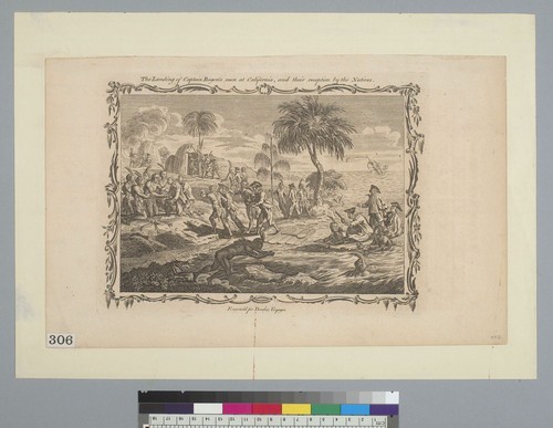 The landing of Captain Rogers's men at California, and their reception by the natives