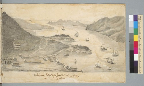 [Entrance to San Francisco Bay taken from Telegraph Hill, California]