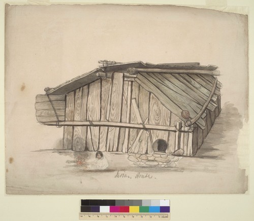 Indian house [Yurok?, Humboldt County, California?]