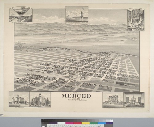 View of Merced, Cal[ifornia], 1888