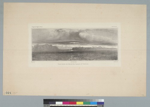 [View of entrance to the San Francisco Bay, upper California]