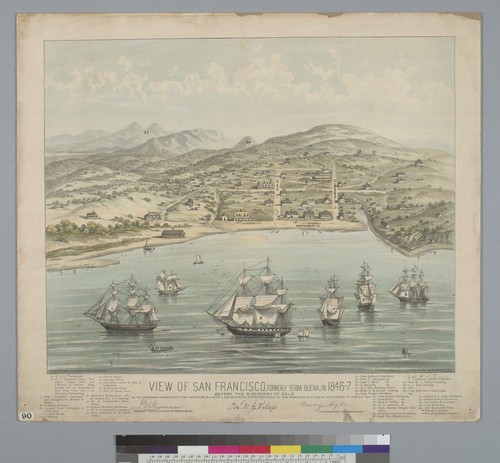 View of San Francisco [California] formerly Yerba Buena in 1846-7