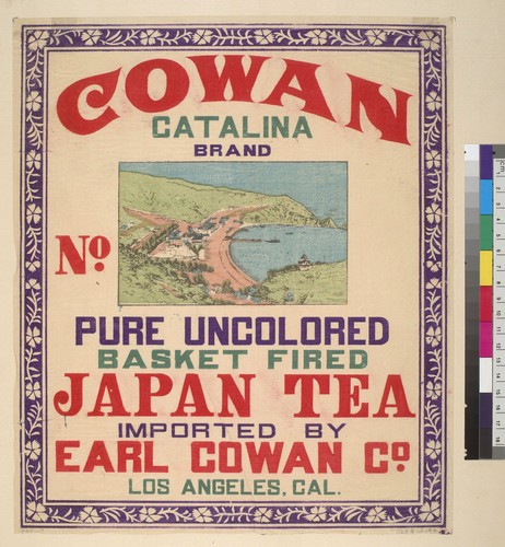 [Cowan Catalina brand Japanese tea]