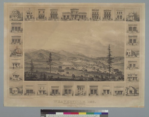 Weaverville, 1856, Trinity County, California