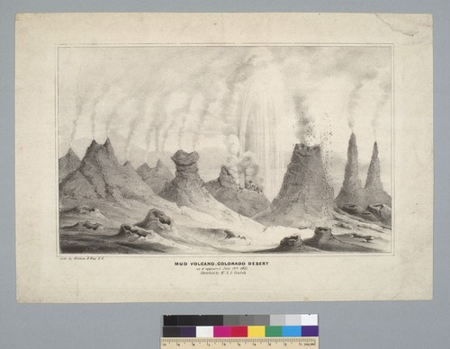 Mud Volcano, Colorado Desert: as it appeared July 19th, 1857