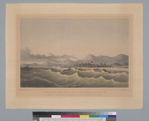 View at San Quentin Bay, Lower California, July 20th, 1851