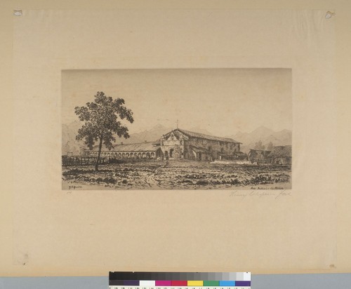 [View of San Antonio de Padua Mission, California]