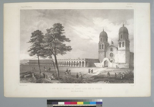 [View of Mission San Luis Rey, Santa Margarita Valley, California]