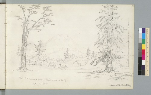 [Mount Rainier from Steilacoom, Washington Territory, July 16, 1855]