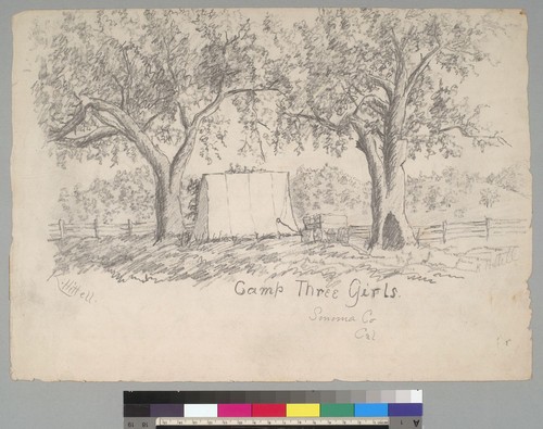 Camp Three Girls: Sonoma Co[unty] Cal[ifornia]