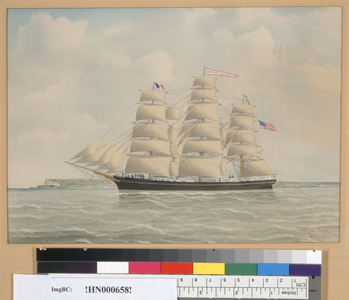 Ship Fannie Tucker, leaving to Havre, June 20 1882 for San Francisco, S. N. Greenleaf Master