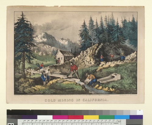 Gold mining in California