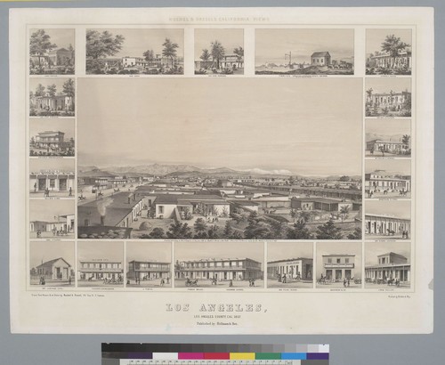 Los Angeles, Los Angeles County, Cal[ifornia] 1857