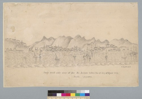 North west side view of Rio de Janeiro taken on the 24th day of April 1852, [Brazil] South America