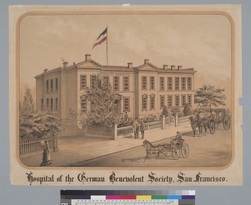 Hospital of the German Benevolent Society, San Francisco [California]
